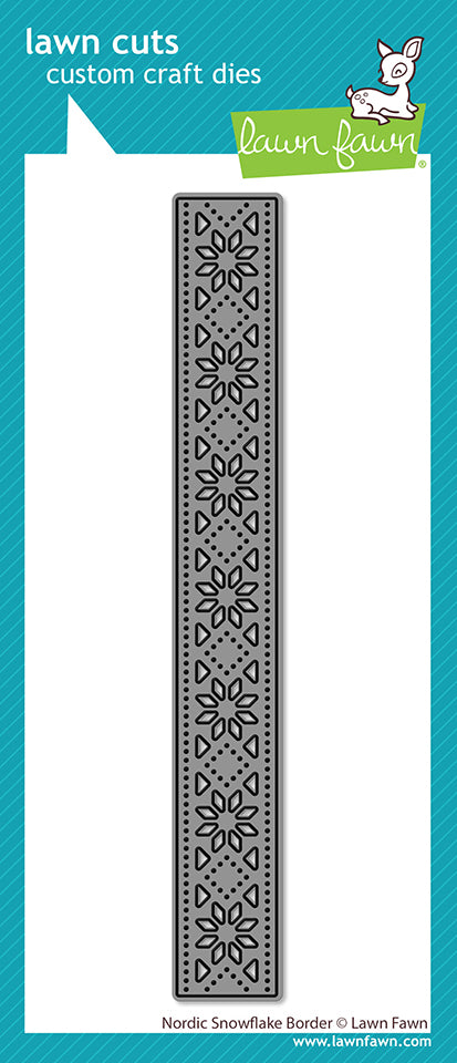 Nordic Snowflake Border Lawn Cuts