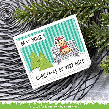 Center Picture Window Card Holiday Add-On Lawn Cuts