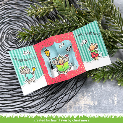 Center Picture Window Card Holiday Add-On Lawn Cuts