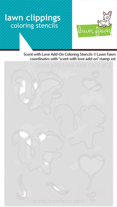 Scent With Love Add-On Coloring Stencils