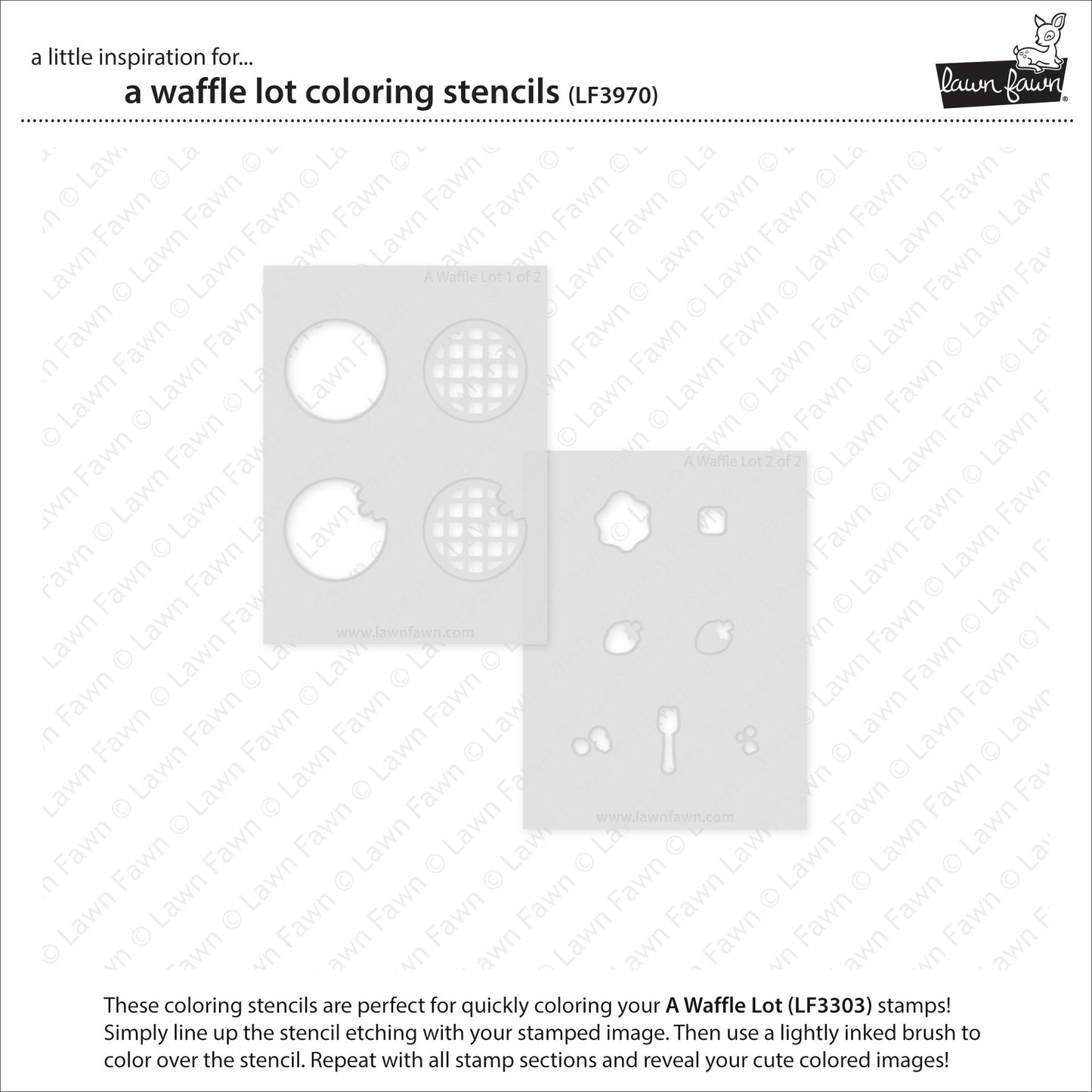 A Waffle Lot Coloring Stencils