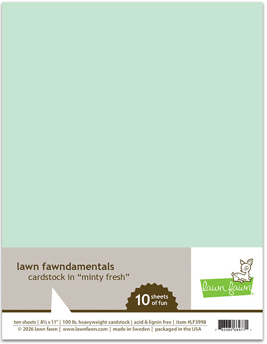 8.5x11 Cardstock - Minty Fresh
