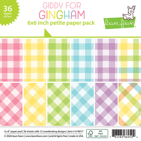 Giddy For Gingham 6X6 Petite Paper Pack