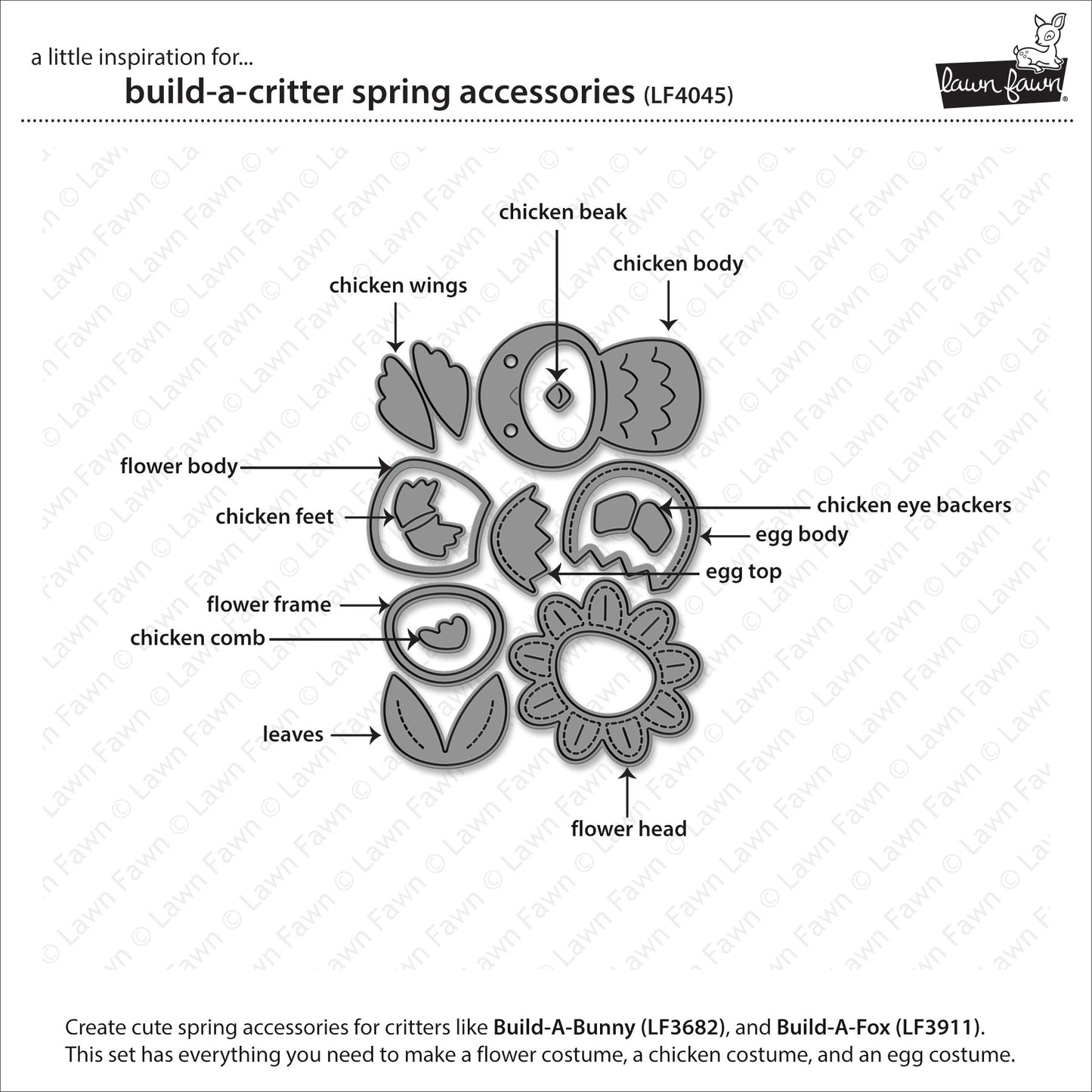 Build-A-Critter Spring Accessories Lawn Cuts