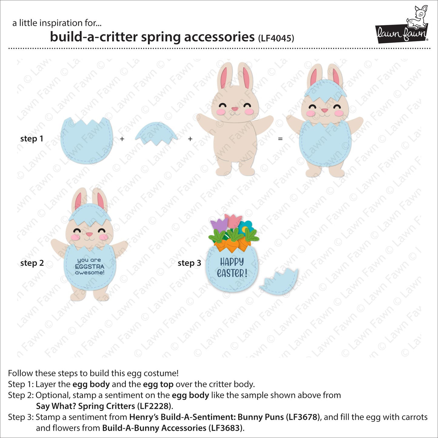 Build-A-Critter Spring Accessories Lawn Cuts