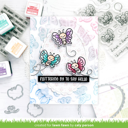 Butterfly Background Stencils
