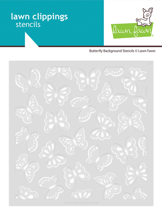 Butterfly Background Stencils