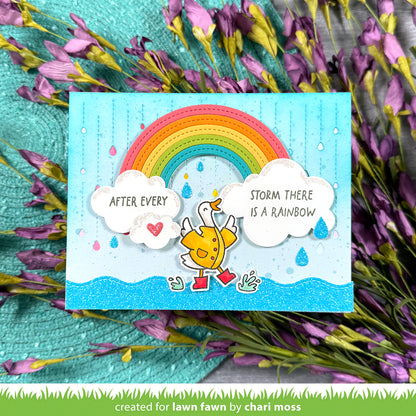Rainbow Sentiments Stamp Set