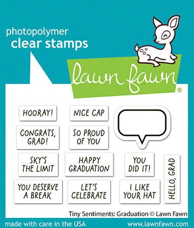 Tiny Sentiments: Graduation Stamp Set