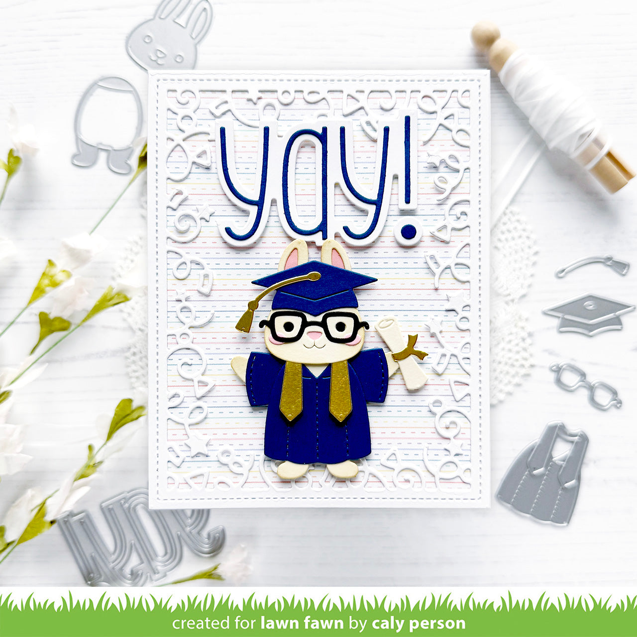 Build-A-Critter Graduation Accessories Lawn Cuts