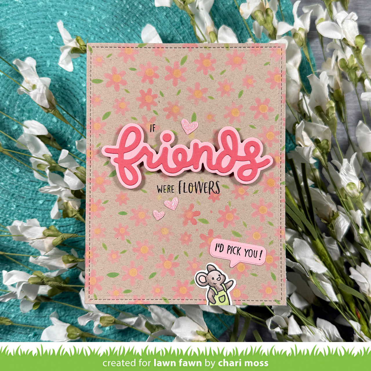 Scripty Friends Outline Add-On Lawn Cuts