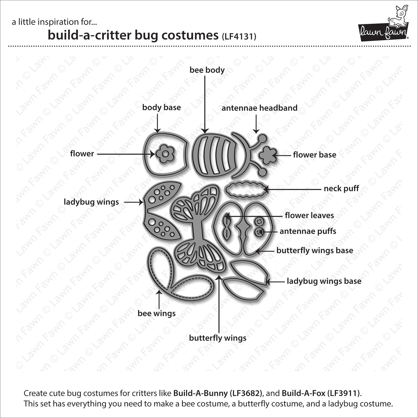 Build-A-Critter Bug Costumes Lawn Cuts