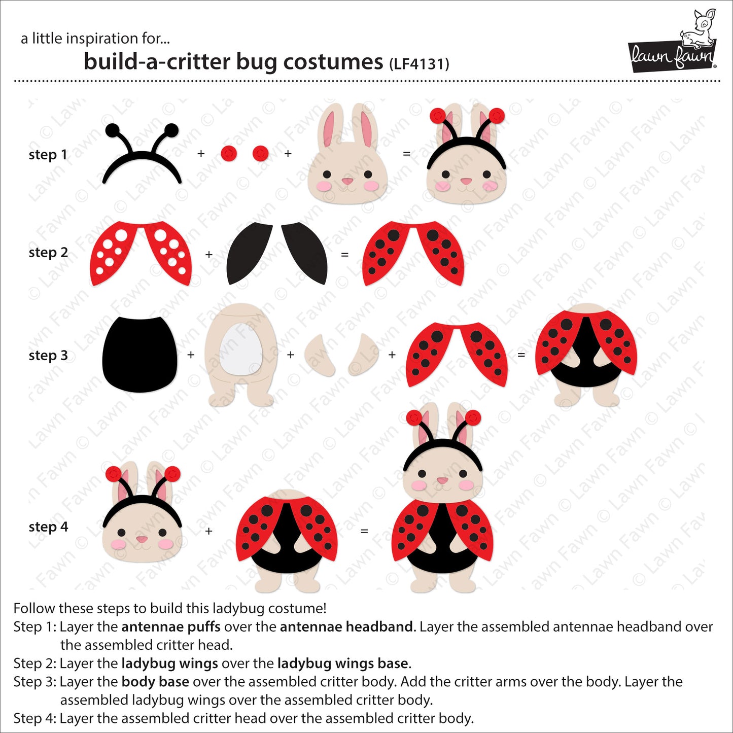 Build-A-Critter Bug Costumes Lawn Cuts