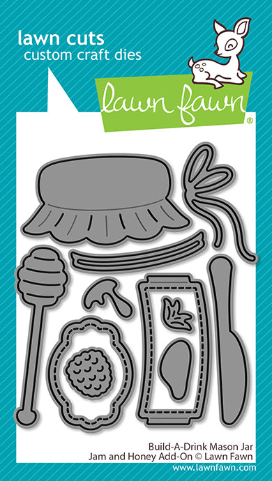Build-A-Drink Mason Jar Jam And Honey Add-On Lawn Cuts