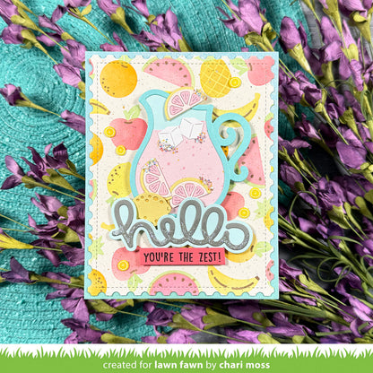 Scripty Hello Outline Add-On Lawn Cuts