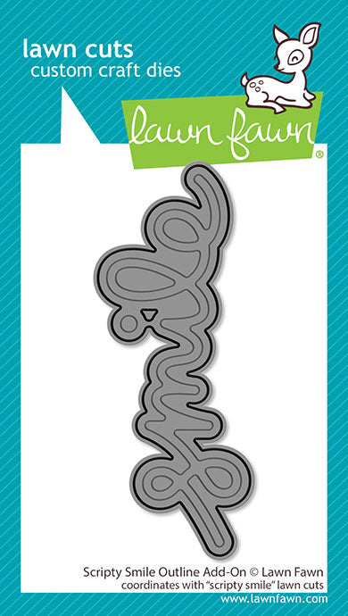 Scripty Smile Outline Add-On Lawn Cuts