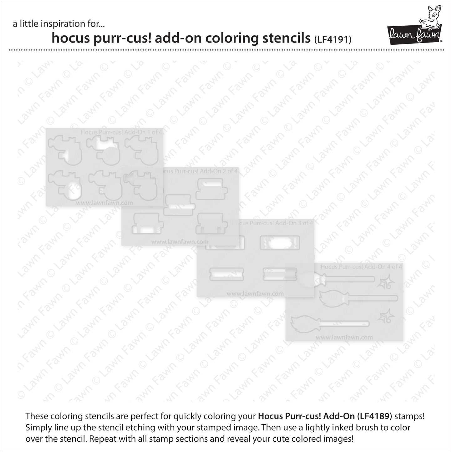 Hocus Purr-Cus! Coloring Stencils