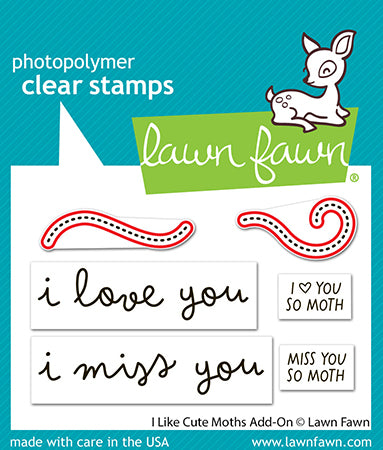 I Like Cute Moths Add-On Lawn Cuts
