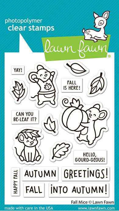Fall Mice Stamp Set