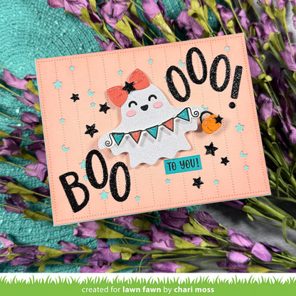 Happy Ghost Tag Lawn Cuts