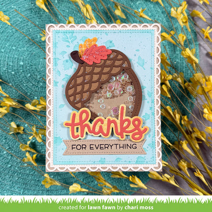 Scripty Thanks Outline Add-On Lawn Cuts