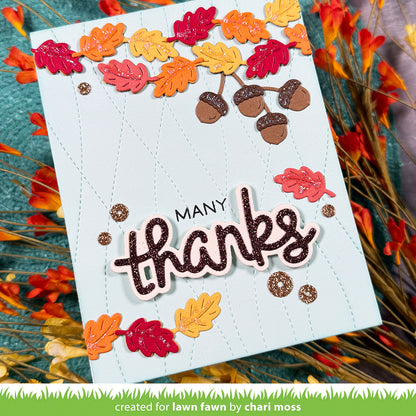 Scripty Thanks Outline Add-On Lawn Cuts