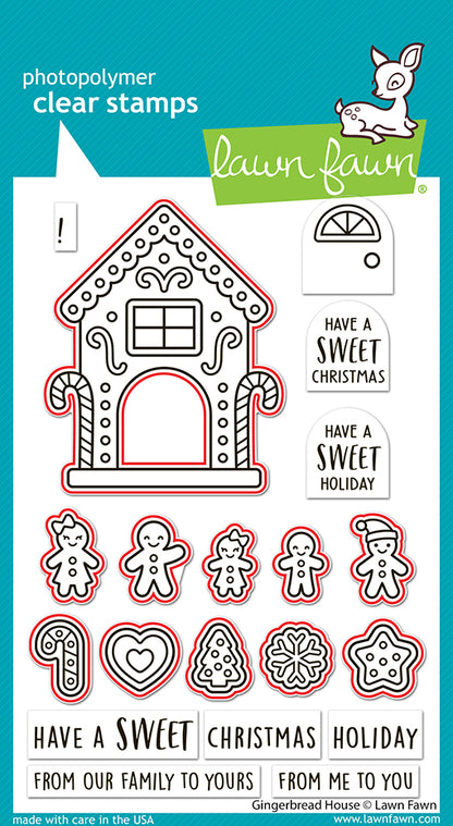 Gingerbread House Lawn Cuts