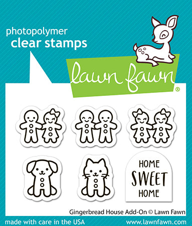 Gingerbread House Add-On Stamp Set
