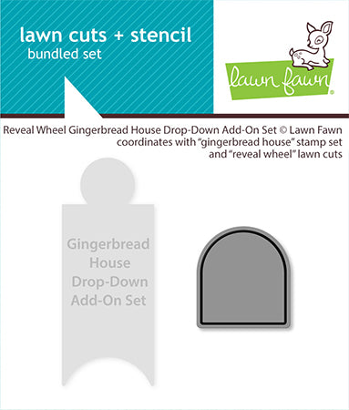 Reveal Wheel Gingerbread House Drop-Down Add-On Lawn Cuts