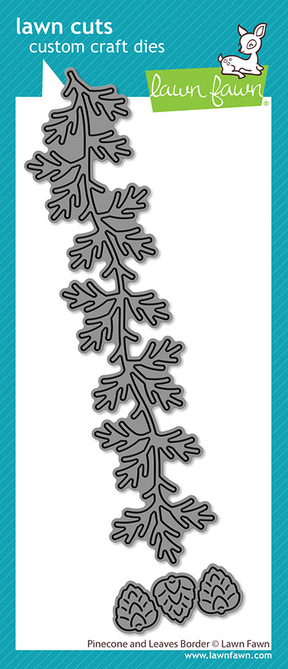 Pinecone And Leaves Border Lawn Cuts