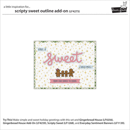 Scripty Sweet Outline Add-On Lawn Cuts