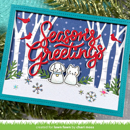 Giant Season's Greetings Lawn Cuts