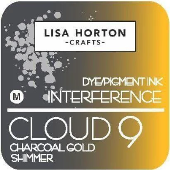 Interference Ink Pad - Charcoal Gold Shimmer 