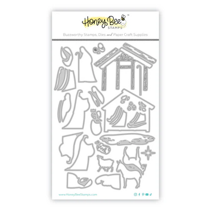 Lovely Layers: Nativity Scene Honey Cuts