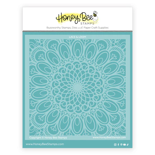 Lace & Loom Background Stencil