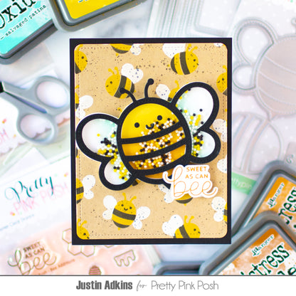 Layered Bees Stencil