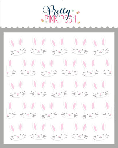 Layered Easter Bunnies Stencils