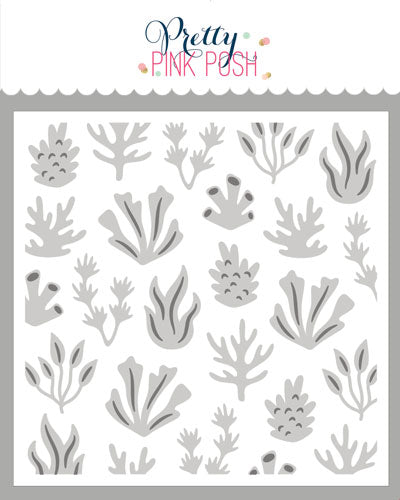 Layered Coral Stencils