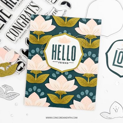 Layered Lotus Stamp Set