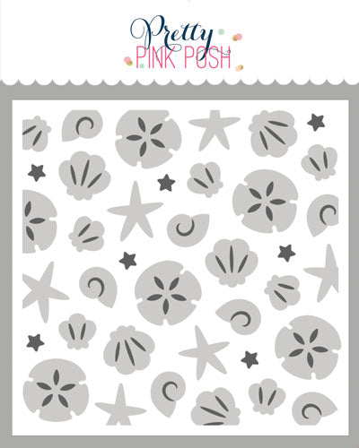 Layered Seashells Stencils