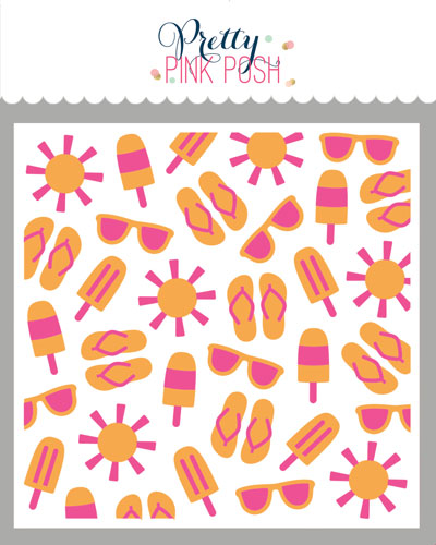 Layered Summer Fun Stencils