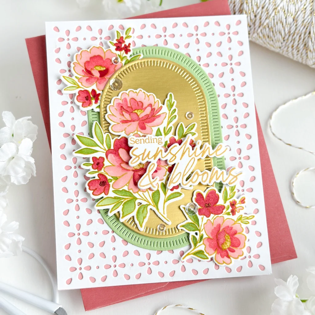 Floral Lattice Coverplate Die 