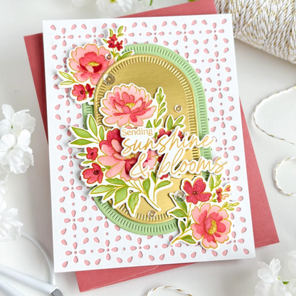 Floral Lattice Coverplate Die 