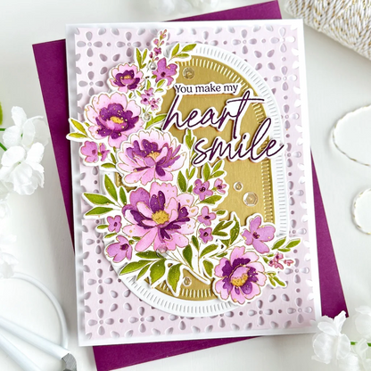 Floral Lattice Coverplate Die 