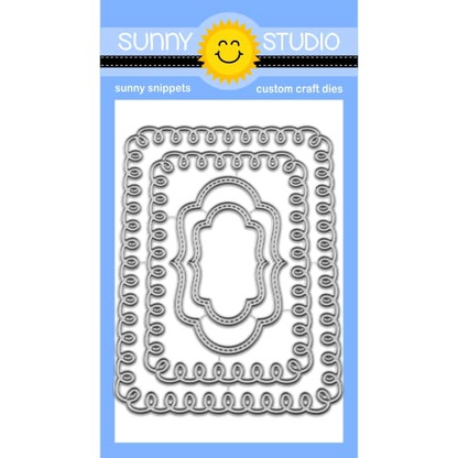 Loopy Rectangle Frame Dies