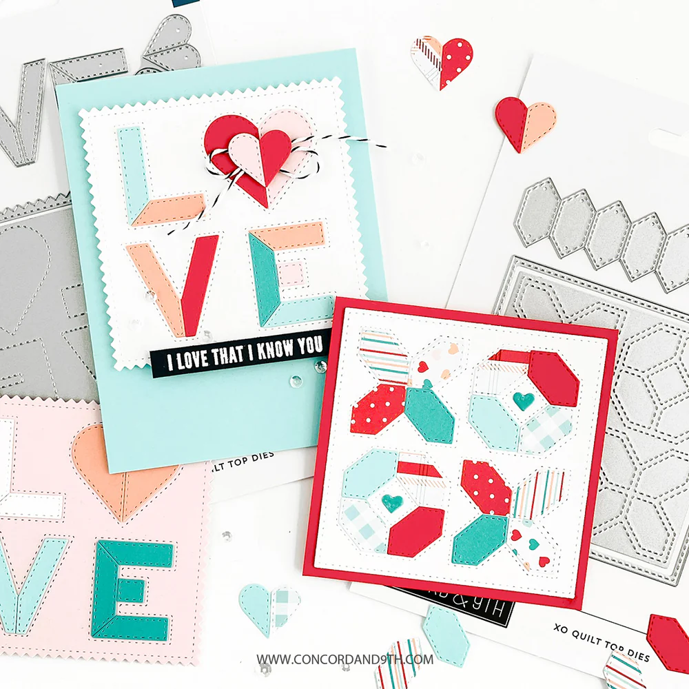 Love Quilt Top Dies 