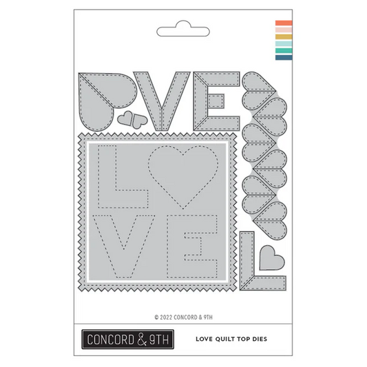 Love Quilt Top Dies 
