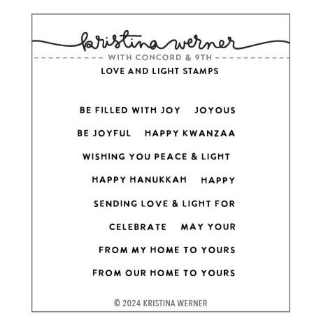 Love and Light Stamp Set 