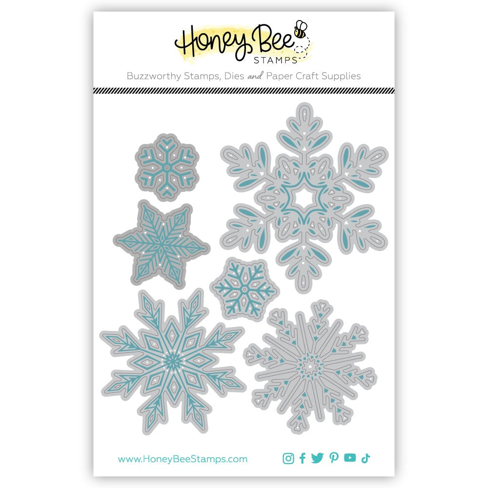 Lovely Layers: Large Snowflakes Honey Cuts