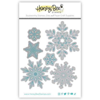Lovely Layers: Large Snowflakes Honey Cuts